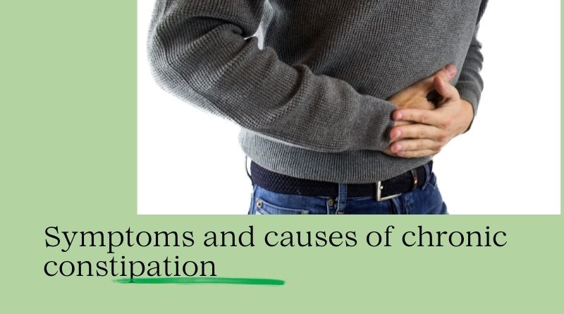 Symptoms and causes of chronic constipation